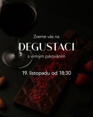 Když se víno dotkne čokolády, rodí se zážitek. 🍷🍫 Zažijte večer, kde se víno z Velkých Bílovic potkává s čokoládou z...